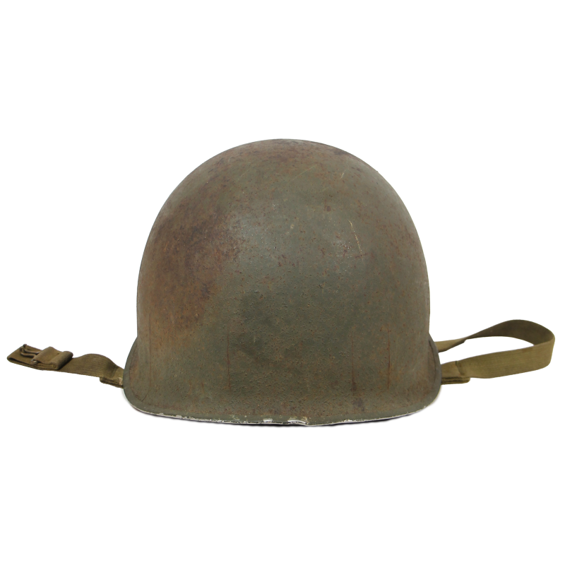 Casque M1, pattes fixes, 1st Infantry Division, liner Firestone, Normandie