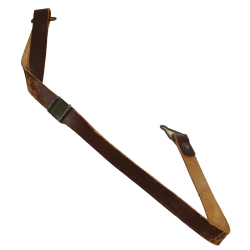 Jugulaire en cuir pour sous-casque M1 (liner), UNITED CARR, boucle OD