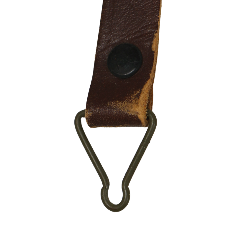 Chinstrap, Leather, for M1 Helmet Liner, UNITED CARR, OD Buckle