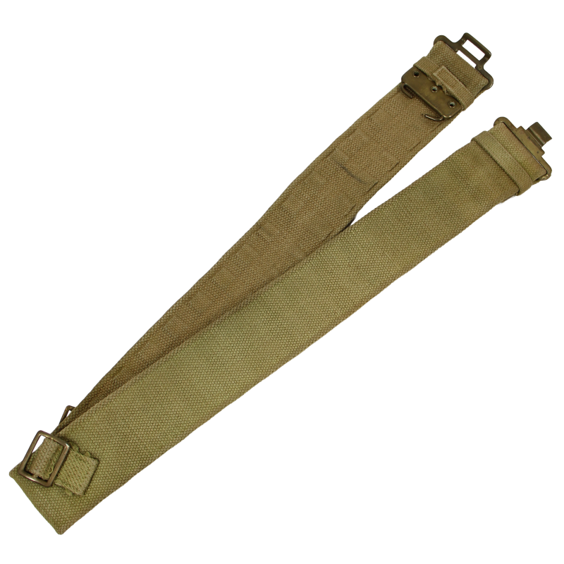 Ceinturon britannique en web, Pattern 1937, M.E. Co. 1943 /I\, blancoté
