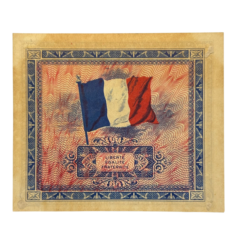 Billet drapeau (billet d'invasion), 10 francs, 1944