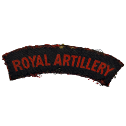 Title, Royal Artillery, imprimé