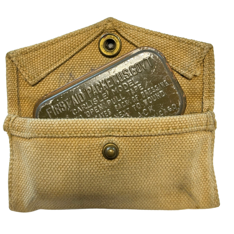 Pochette à pansement M-1924, British-Made, avec pansement Carlisle