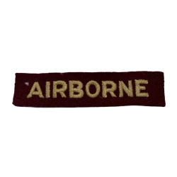 Insigne d'épaule, British Airborne, brodé