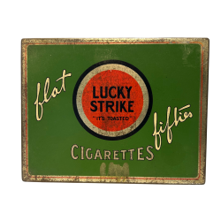 Boîte de cigarettes, LUCKY STRIKE, Flat Fifties