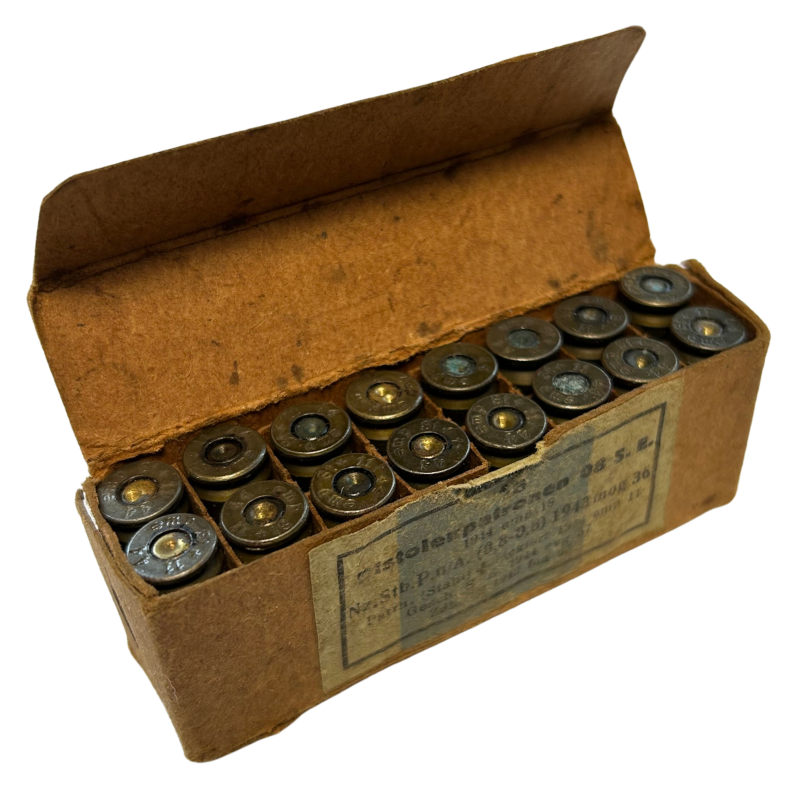 Box, Cartridge, Pistol, German, 9mm, 1944