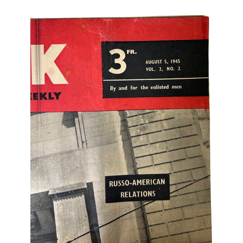 Magazine YANK, Continental Edition, 5 août 1945