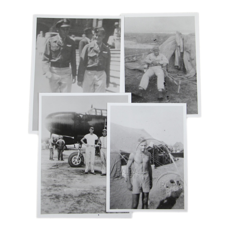 Grouping, 1st Lt. Fred Kohl, pilote de P-61 Black Widow, 421st Night Fighter Squadron, 5th Air Force, USAAF, PTO