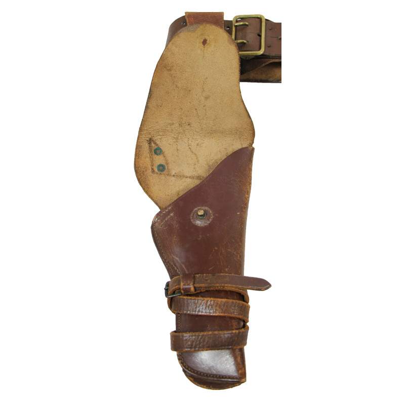Baudrier en cuir, Military Police, US Army, complet et nominatif