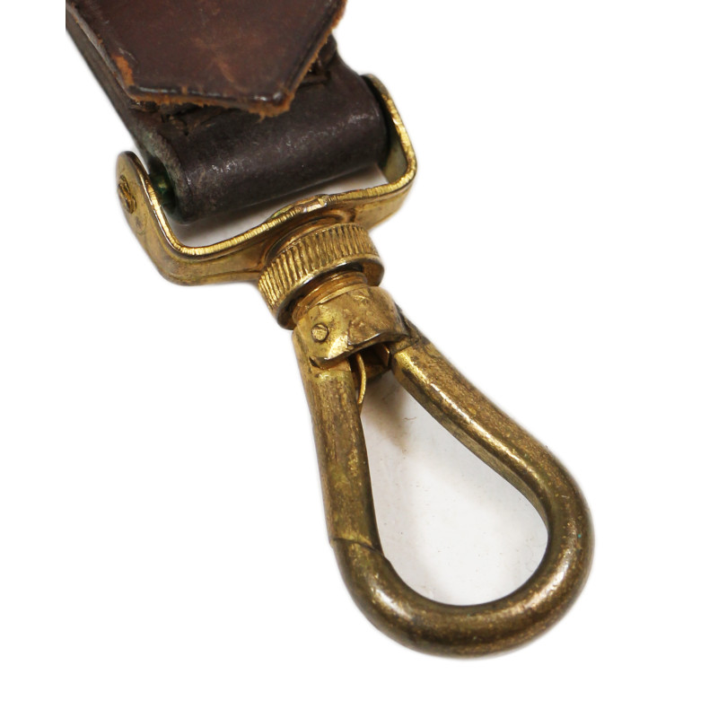 Baudrier en cuir, Military Police, US Army, complet et nominatif