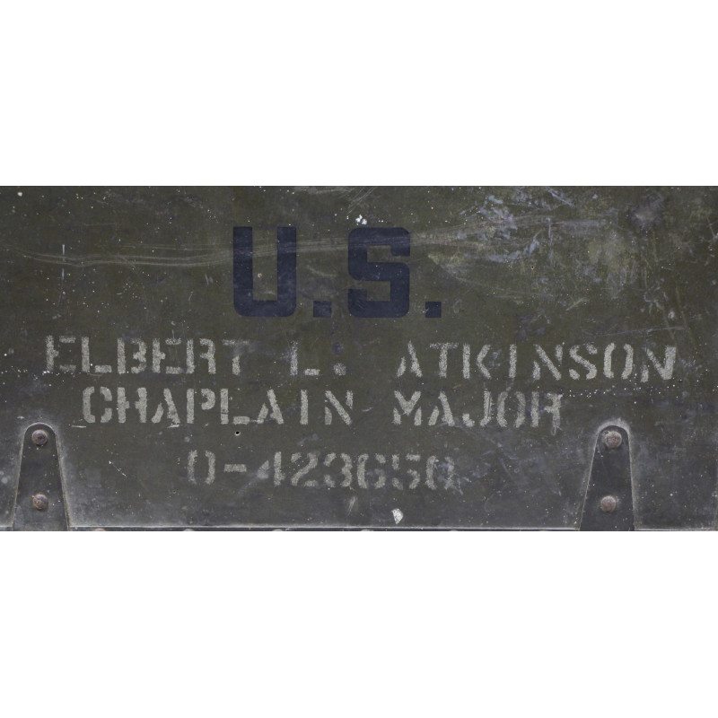 Bureau de campagne, Maj. Elbert Atkinson, Chaplain, 8th Air Force & First Allied Airborne Army, ETO