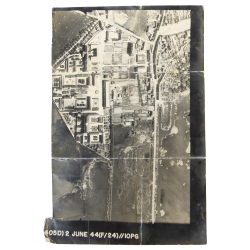 Photographie, reconnaissance aérienne, 2 juin 1944, 82nd AB, Picauville, Normandie
