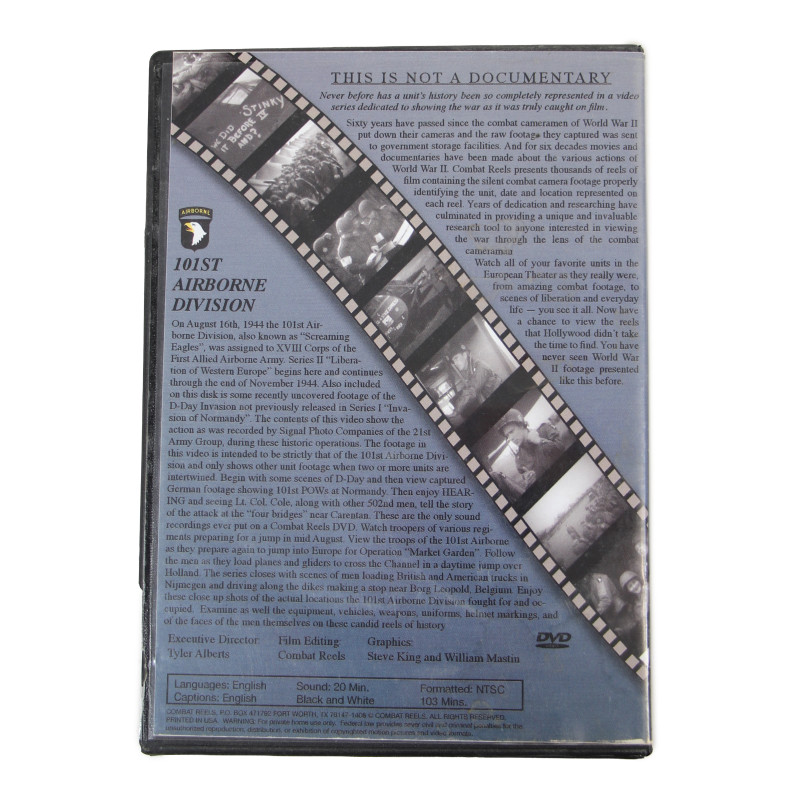 Rosters, 101st Airborne Division, liste d'effectifs, annuaire et DVD