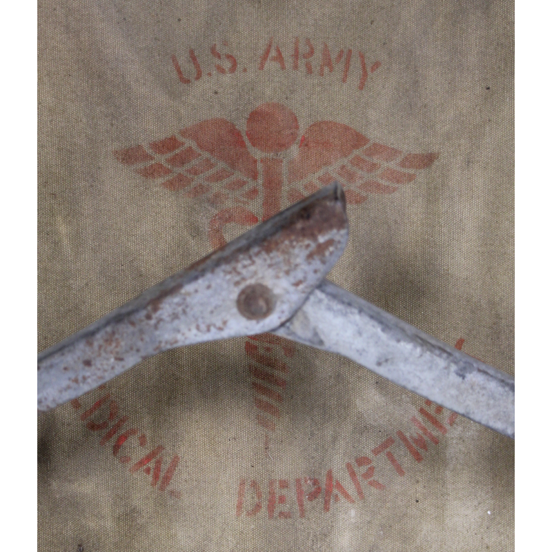 Litter, Folding, Wood, US Army Medical Department, SIMMONS CO. 1943, Item No. 9936200