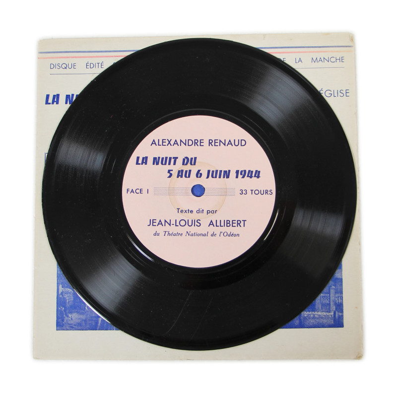 Disc, 33 RPM, La nuit du 5 au 6 juin 1944 à Sainte-Mère-Église, 1972