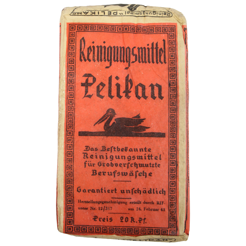 Paquet de lessive allemande, Pelikan, 1941