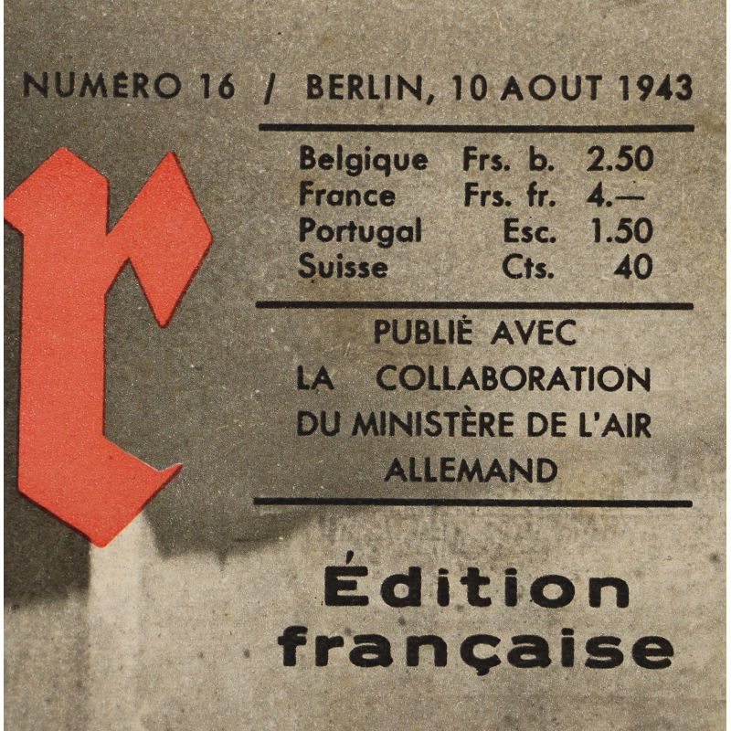 Magazine, Der Adler, 10 août 1943, édition française, Albert Speer
