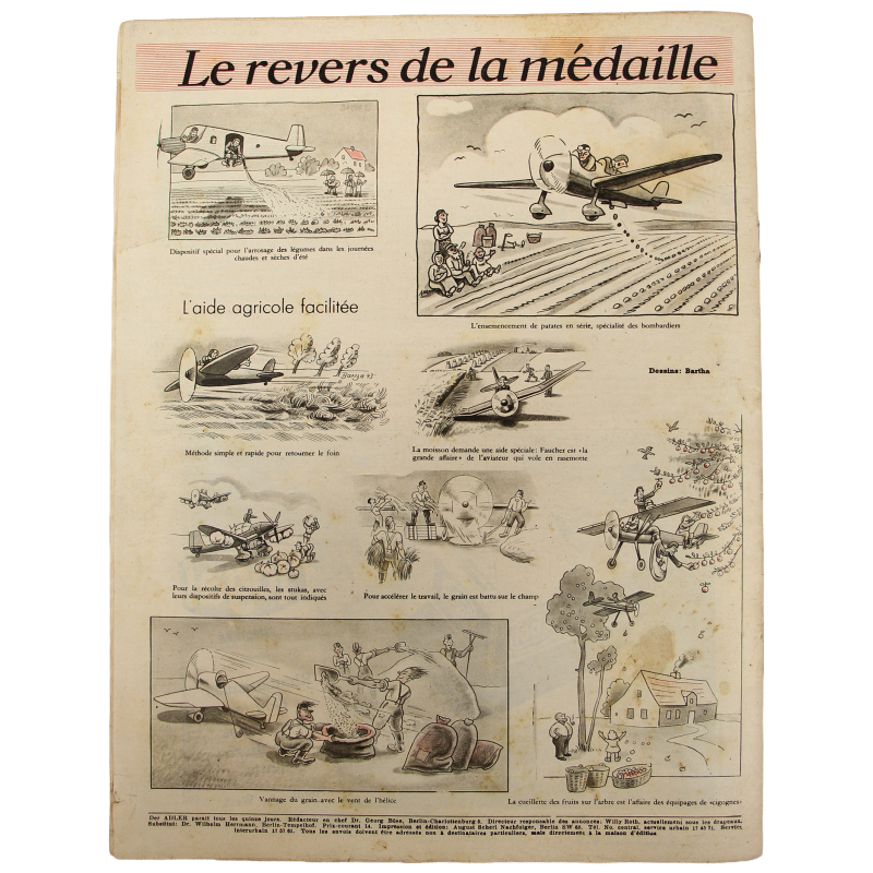 Magazine, Der Adler, 10 août 1943, édition française, Albert Speer