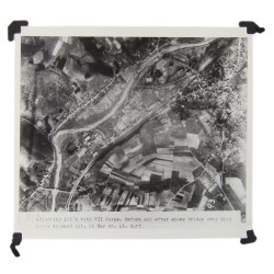 Photograph, Aerial Reconnaissance, March 25, 1945, VII Corps, Sieg River, Germany
