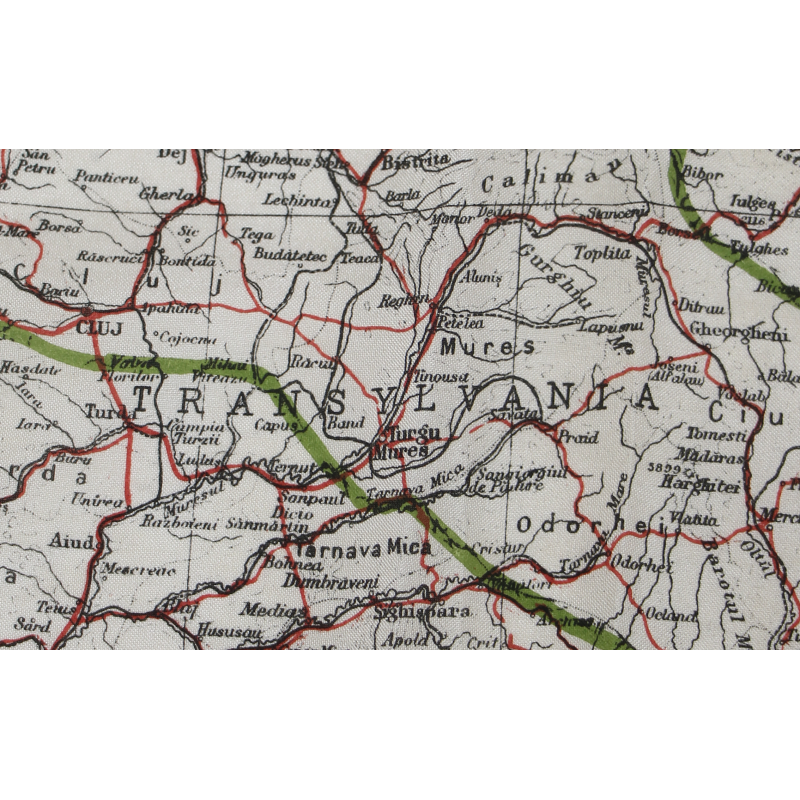 Carte d'évasion en soie, MI 9, Balkans, 1940