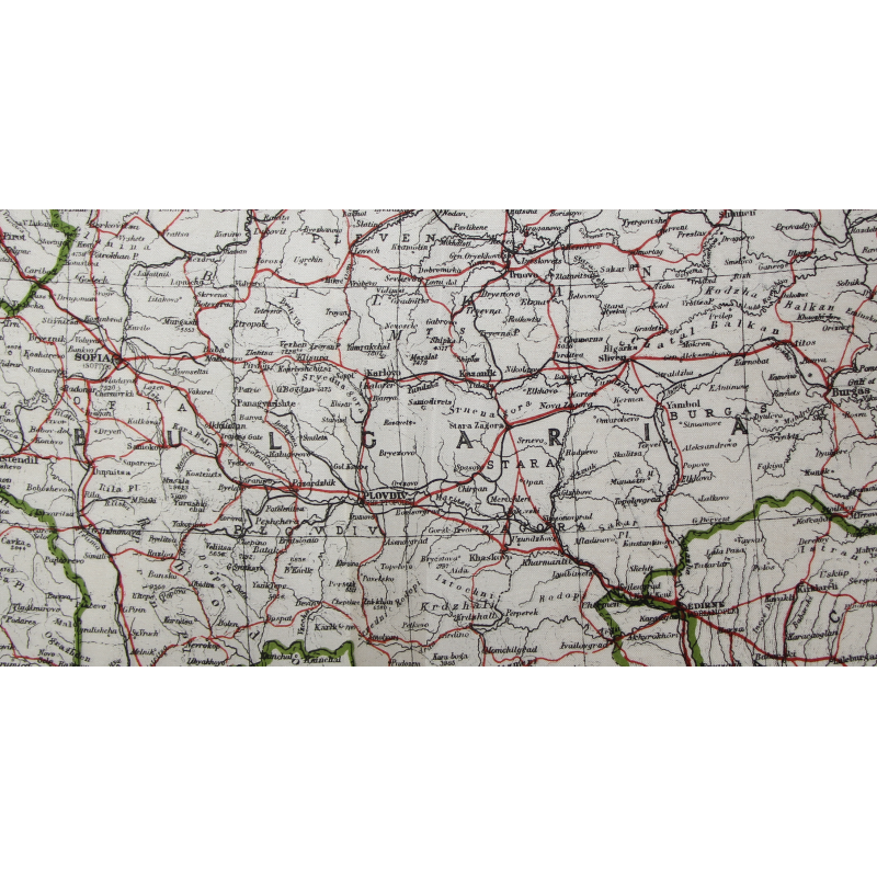 Carte d'évasion en soie, MI 9, Balkans, 1940