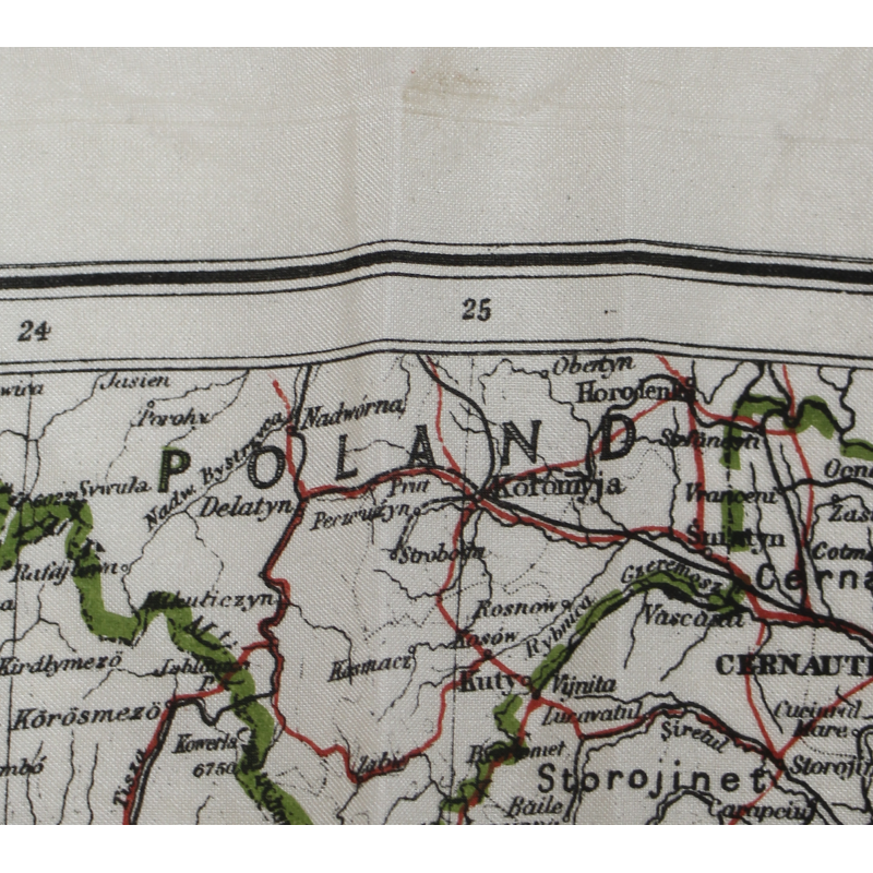 Map, Escape, Silk, MI 9, Balkans, 1940