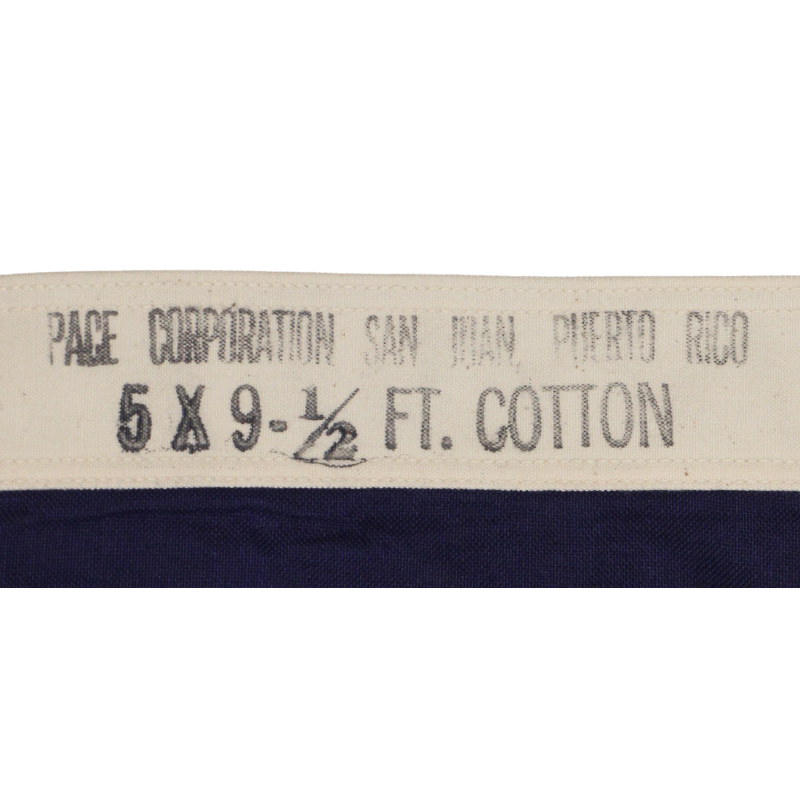 Flag, US, 48-Star, Embroidered, PACE CORPORATION, 5' x 9 ½'