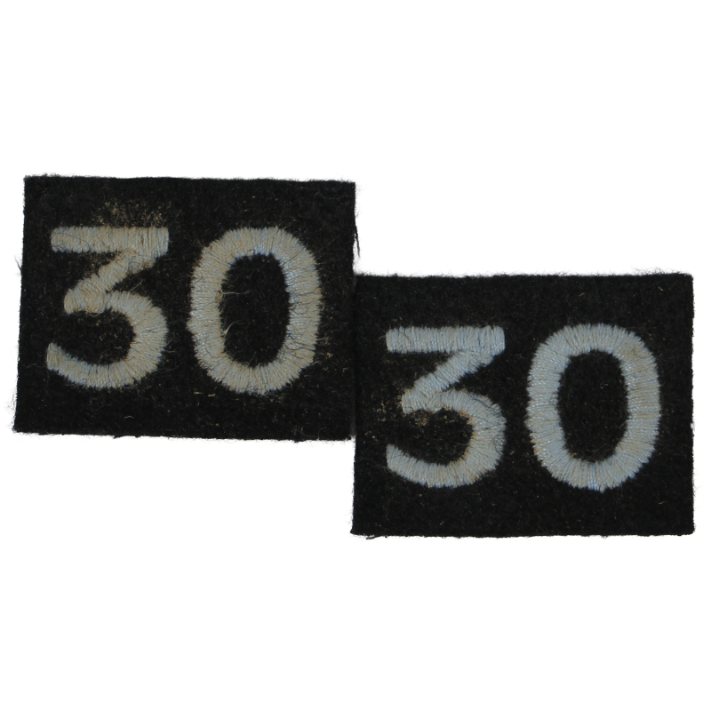 Paire d'insignes d'épaule britanniques, 30 Assault Unit