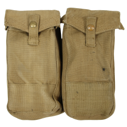 Paire de cartouchières britanniques, Pouches, Mk III, M.E. Co. 1943 /I\