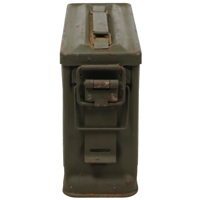Box, Tin, Ammunition, .30 Caliber, Browning Machine Gun, S.F. Ltd., British-Made