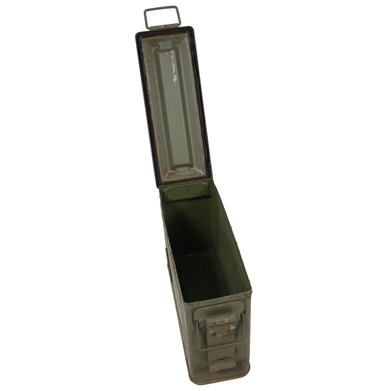 Boîte à munitions, calibre .30, mitrailleuse Browning, S.F. Ltd., British-Made