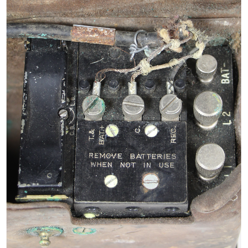 Telephone, Field, EE-8-B, Signal Corps, with Leather Case