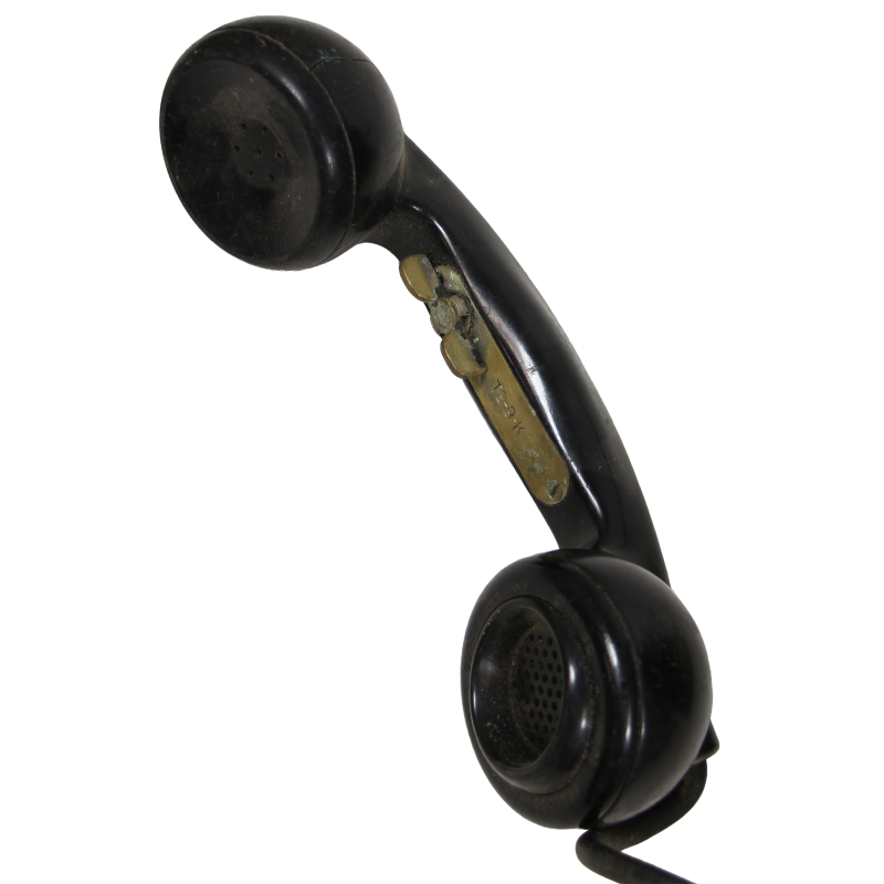 Telephone, Field, EE-8-B, Signal Corps, with Leather Case