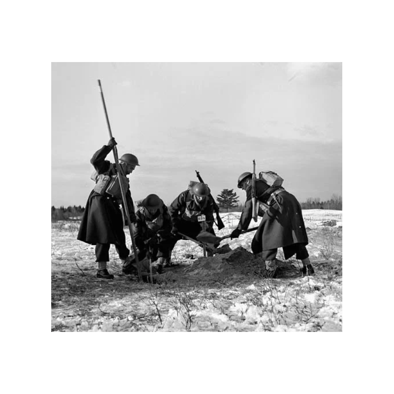 Capote en laine canadienne, troupe, taille 7, 1943