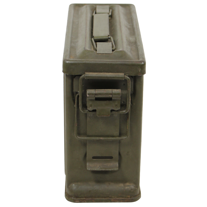 Bande de mitrailleuse Browning M1919A4, calibre .30, dans sa boîte, CANCO