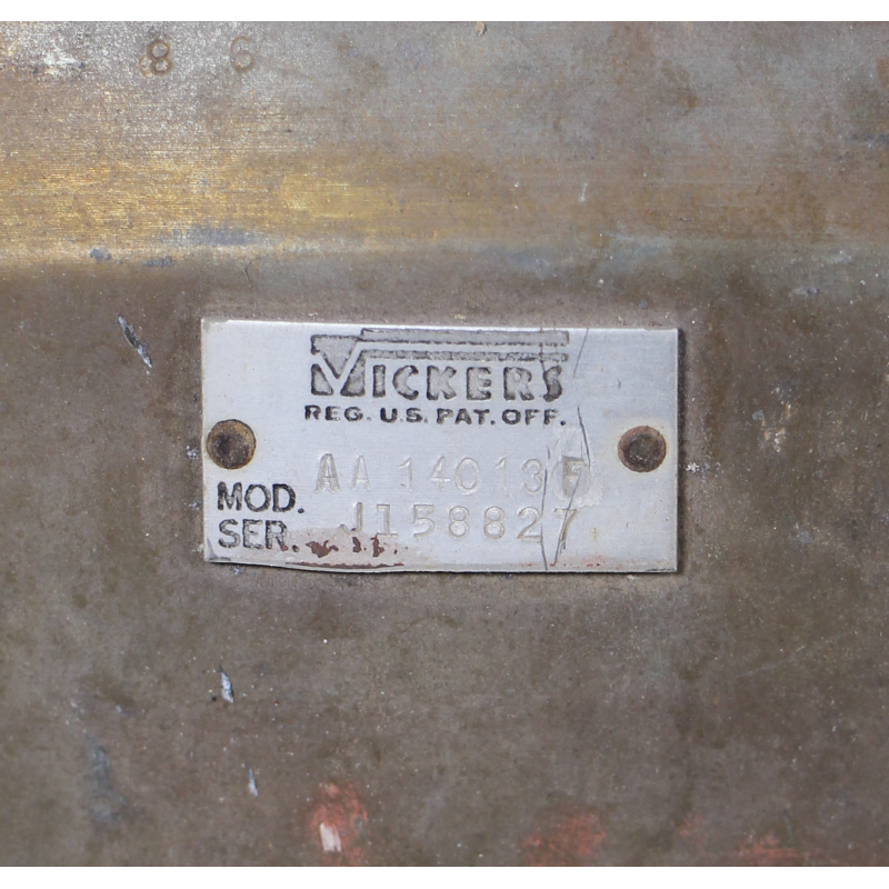 Accumulateur hydraulique, AA-14013 F, VICKERS, 1700 PSI, USAAF