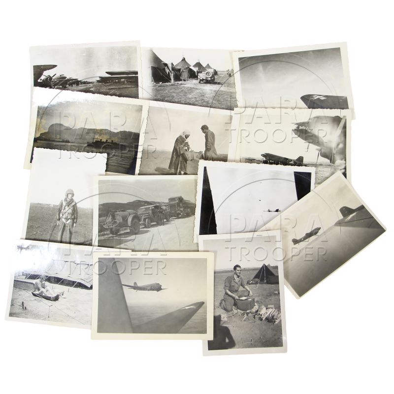 Lot of 40 Photographs, US Army, Medical Air Evacuation, North Africa, circa 1943-1944
