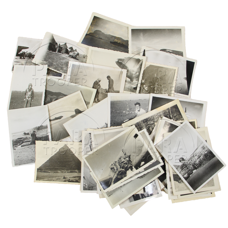 Lot de 40 photographies, US Army, Medical Air Evacuation, Afrique du Nord, circa 1943-1944