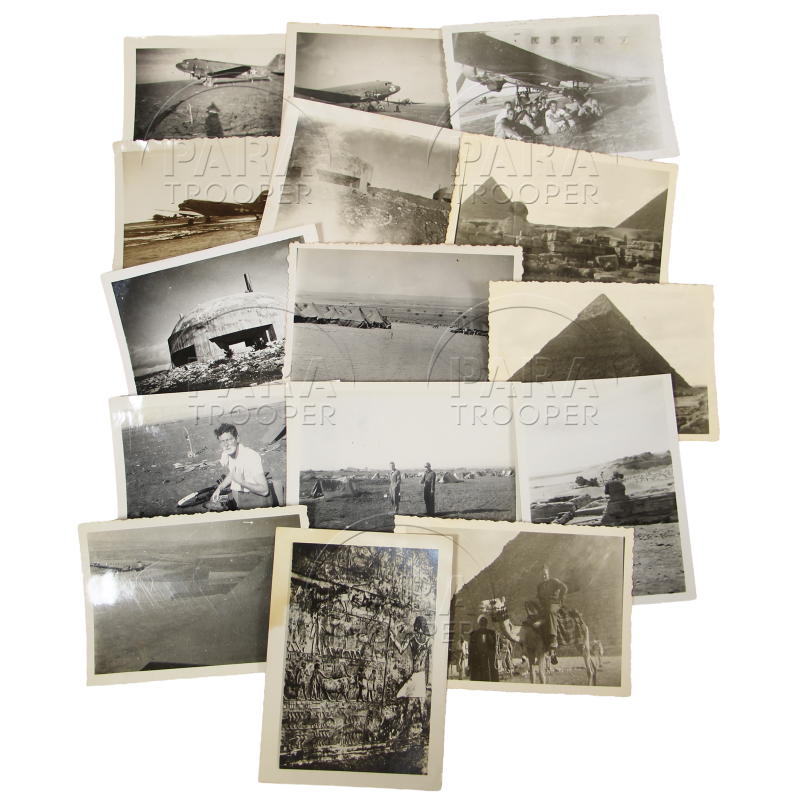 Lot de 40 photographies, US Army, Medical Air Evacuation, Afrique du Nord, circa 1943-1944