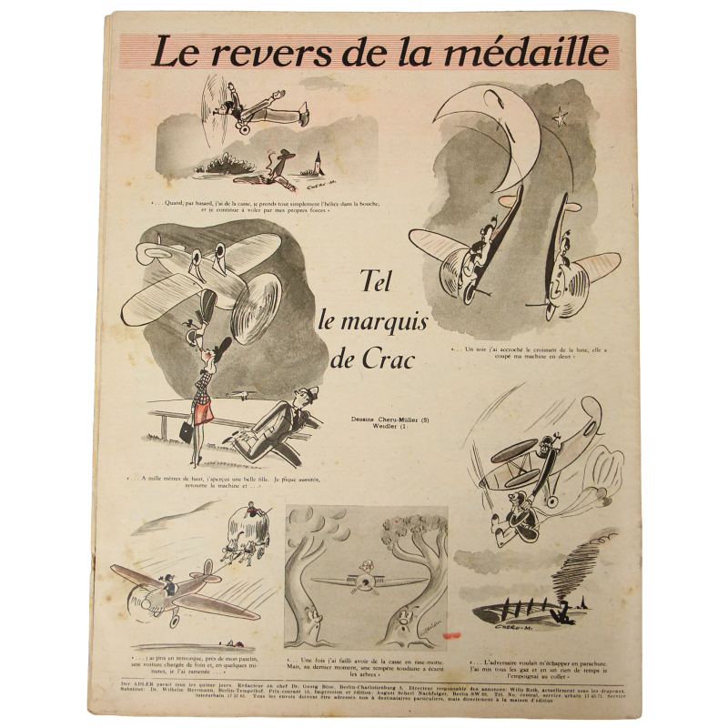 Magazine, Der Adler, 7 septembre 1943, édition française