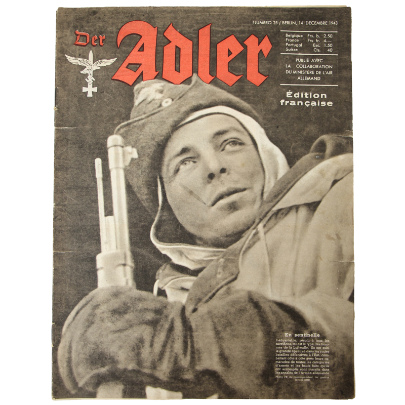 Magazine, Der Adler, 14 décembre 1943, édition française