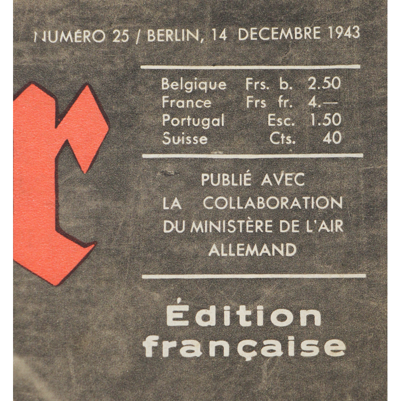 Magazine, Der Adler, 14 décembre 1943, édition française