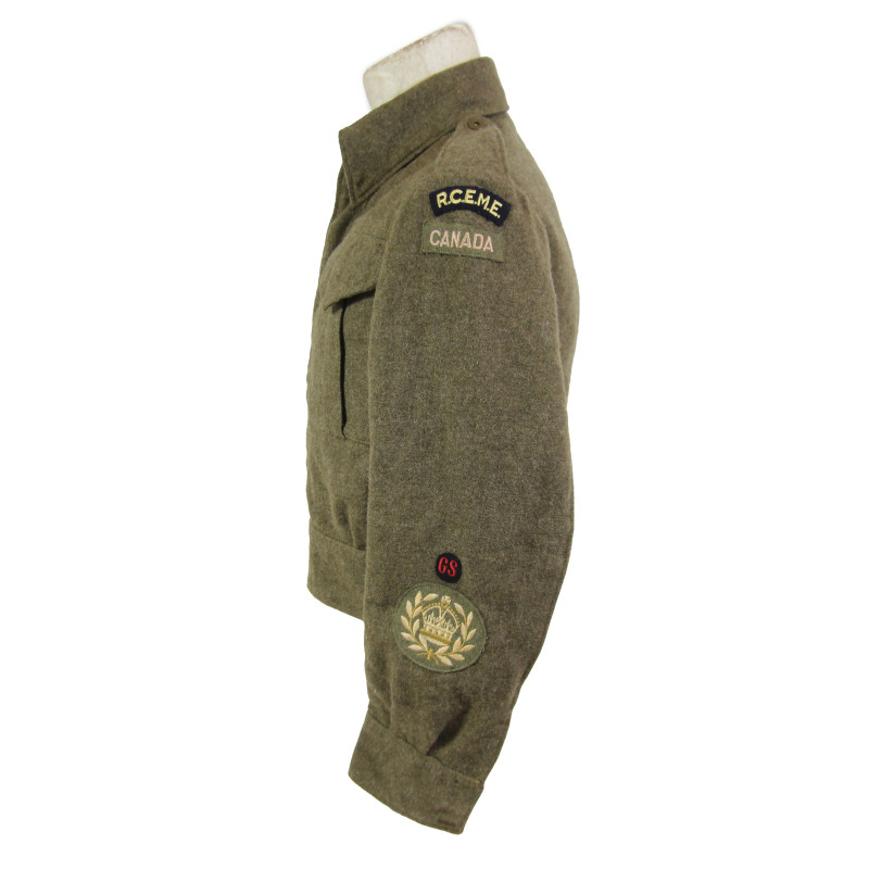 Blouse, Battledress, 1939 Pattern, Canadian, Warrant Officer Class II, RCEME, Size 2
