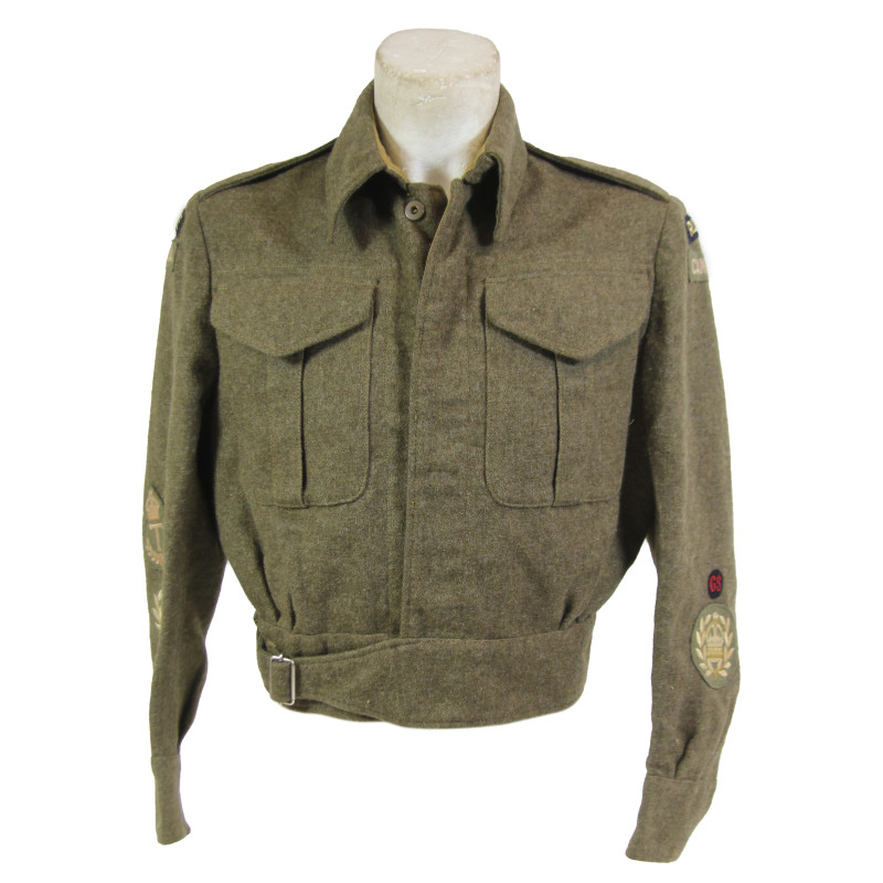 Blouse, Battledress, 1939 Pattern, Canadian, Warrant Officer Class II, RCEME, Size 2