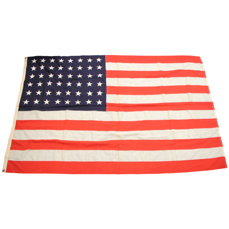 Flag, US, 48-Star, Embroidered, WASHINGTON WOOL, 5' x 8'