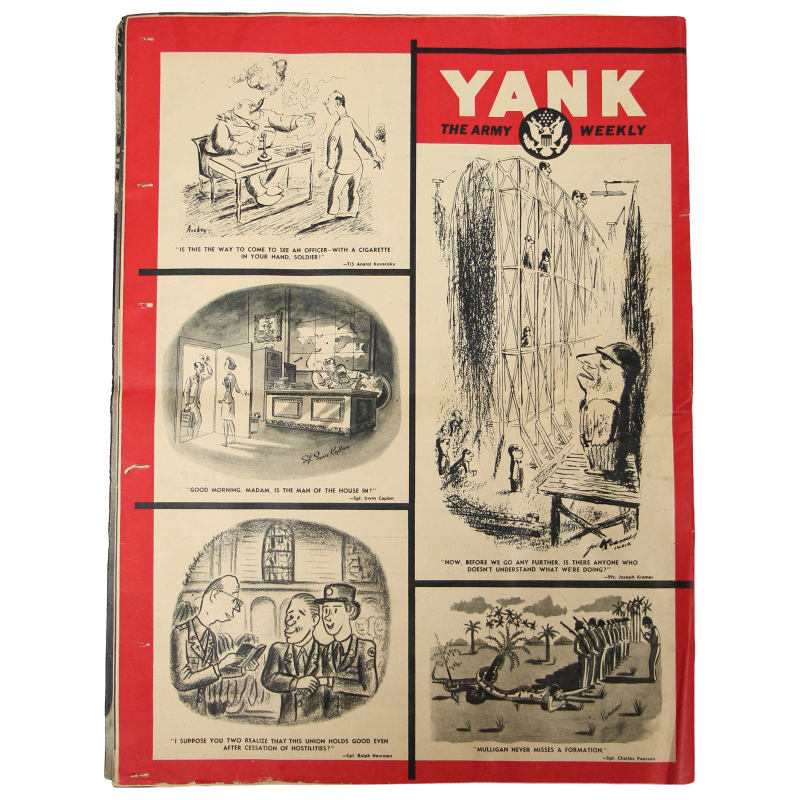 Magazine YANK, British Edition, 30 juillet 1944, "How The Yanks Went Through La Haye du Puits"