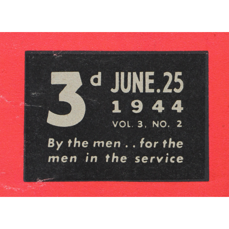 Magazine YANK, British Edition, 25 juin 1944, "Stories and Pictures of the Fighting in France"
