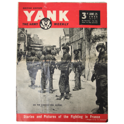 Magazine YANK, British Edition, 25 juin 1944, "Stories and Pictures of the Fighting in France"