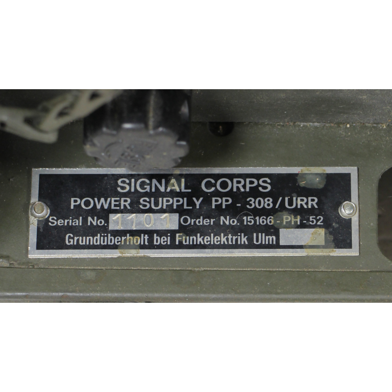 Radio Set, AN/GRR-5, R-174/URR Receiver with PP-308/URR Power Supply Unit, Signal Corps