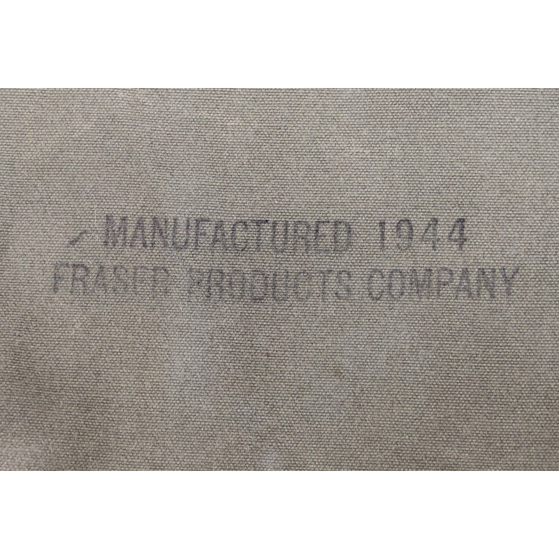 Toile de tente, 2e type, US Army, FRASER PRODUCTS COMPANY 1944